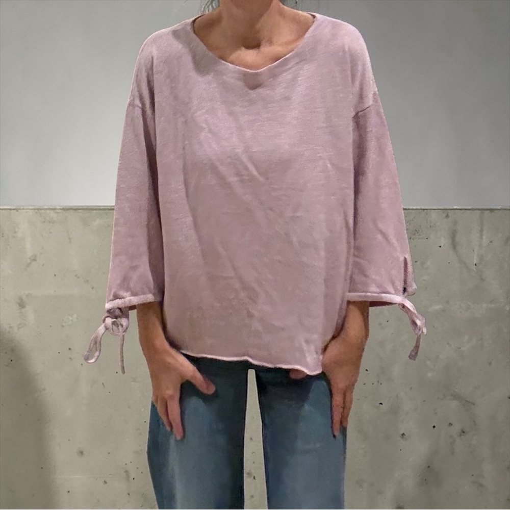 Eileen Fisher Lavender Linen Sweater size M